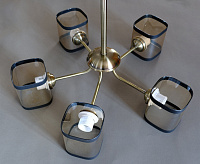 Люстра потолочная TORINO 00592/5 латунь REV Ritter 