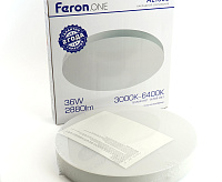 Накладной светильник 36W 3000K-4000K-6000K белый AL1600/Feron.ONE