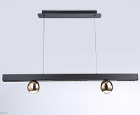 Светильник подвесной FL5956 BK/GD 18W 4200K черный /золото