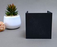 Настенный светодиодный светильник 2*3W 450Lm 3000K черный IP54 DH012