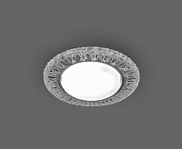 Светильник с подсветкой GX53 CD4022 15W 4000К прозрачный хром