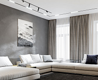 Slim Magnetic R08 Трековый светильник 8W 4200K Porte (черный) сн/пр