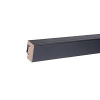 Завершающая рейка с монтажной планкой L04 Черная 2750*27*19мм
