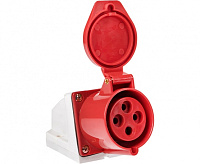 Розетка стационарная наружная 114 3Р+РЕ 16А 380В IP44 EKF PROxima