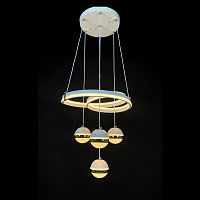 Люстра светодиодная E-SVET (LB) 58011-4 белый/золото