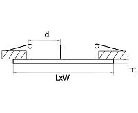 Рамка 217826 INTERO111 DOUBLE QUADRO БЕЛЫЙ