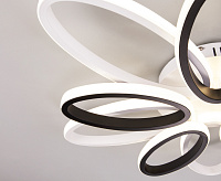 Люстра светодиодная 90137/10 белый/черный