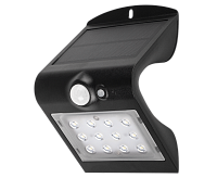 Настенный светильник солнечный Фаzа SLR-W03-bk. черный (датчик движения)