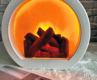 Светодиодный светильник "Миникамин" с эффектом пламени TL-956W, белый сн/пр