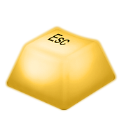 Настольный светильник JAZZway Клавиша JS1-ESC (Yellow)