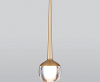 Подвесной LED светильник DLS028 6W 4200K золото сн/пр