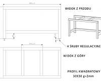 Подставка под каминные топки W1-W15