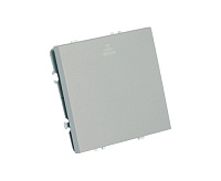 Эмили Выключатель 1кл самовозвратный платиново-серый RSW10-5112-10