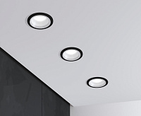 Светильник точечный встраиваемый 25010/01 MR16 черный