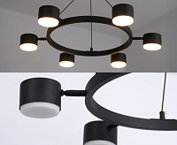 Люстра "LAMPADA" 6xGX53 640x800-BLACK -IP20