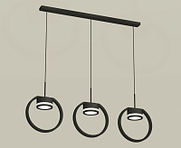 Подвесной светильник XB9107150/3 SBK/FR черный песок/белый матовый   GX53/3