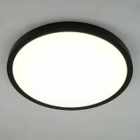 Накладной светильник "ROUND" 38W R-400x25-BLACK/WHITE-220-IP44 4000K