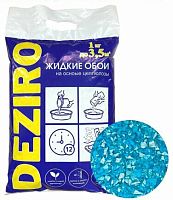 Жидкие обои Deziro 1кг ZR05-1000 оттенок бирюзового