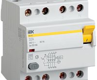 Устройство защитного отключения УЗО ВД1-63 4п 32А 30мА ИЭК IEK MDV10-4-032-030