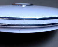 Светильник светодиодный "MUSIC" RGB 40W R-APP-330-WHITE/CHROME-220-IP20