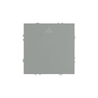 Эмили Выключатель 1кл самовозвратный платиново-серый RSW10-5112-10