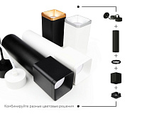 Корпус светильника для насадок  70*70 С7813 SBK черный песок MR16 