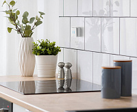 Веркель Выключатель 2-кл с подсветкой Gallant (белый) WL15-03-03 сн/пр