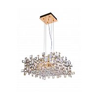 Люстра 2874E/8A GOLD+CLEAR