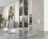 Веркель Рамка на 2 поста (молочный/стекло) W0021141