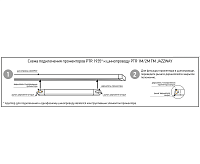Трековый светильник PTR 1935 35W 4000K 600мм IP40 (черный)