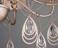 Люстра металл 60068/8 перламутровое золото