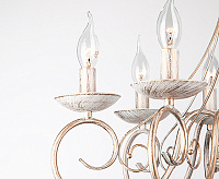 Люстра металл 22404/8 белый с золотом