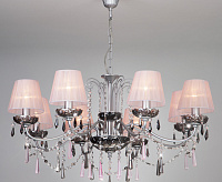 Люстра металл 10086/8 серебро сн/пр
