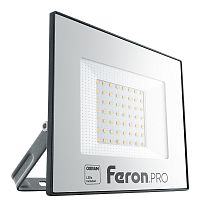Прожектор светодиодный  50W 6400K IP65 черный LL-1000 Feron PRO