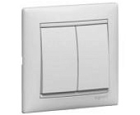 Valena Переключатель 2-кл бел 774408