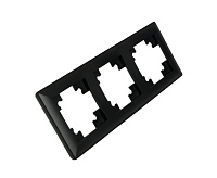 Катрин Рамка 3-ая пластик черный PFR00-7003-05