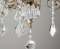 Люстра бронза/тонированный хрусталь 10109/6 Strotskis