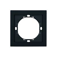 Мия Рамка 1 пост, черный бархат, PFR00-3001-05