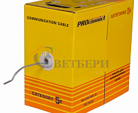 Кабель FTP 4PR 24AWG CAT5e 305м CCA 01-0142-3