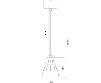Подвесной светильник 50173/1 черный