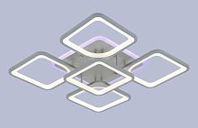 Люстра светодиодная 3011/4+1 GM+RGB