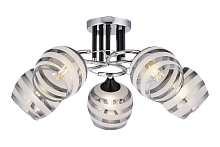 Люстра 3789/5 CH+BK 