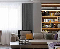 Люстра светодиодная "VOLNA DOUBLE"  90W 6R-500/1200-WHITE/OPAL-220-IP20