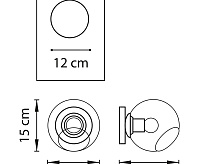 Бра 785617 BETA ЧЕРНЫЙ