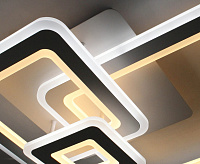 Люстра светодиодная "TRIPLEX SQUARE" 124W S-600/600-WHITE/WHITE-220V-IP44