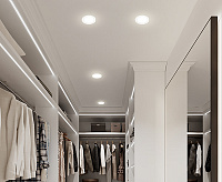 Светильник встраиваемый PPL-R  8W 4000K белый (круг) AL528 /Feron.ONE