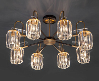 Люстра 70090/8 черный сн/пр