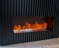 Электрический очаг Schones Feuer 3D FireLine 800 стальной + синий цвет