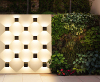 Настенный светодиодный светильник 1548 TECHNO LED WINNER черный IP54