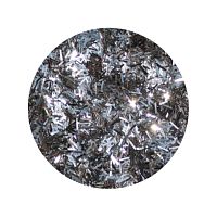 Bioplast Глиттер люрекс серебро SB102